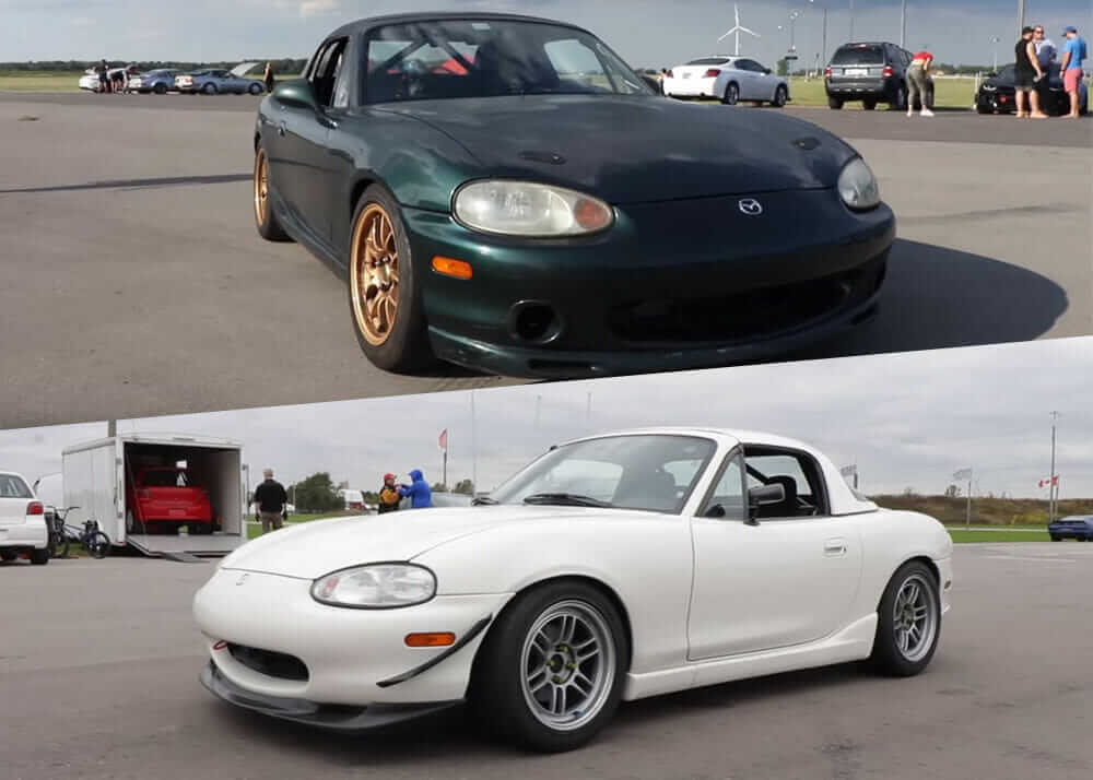 Ultimate K-Swap vs Skimmed BP Mazda MX-5 Back to Back Track Review | Mazda  MX-5 Performance Parts | BOFI Racing