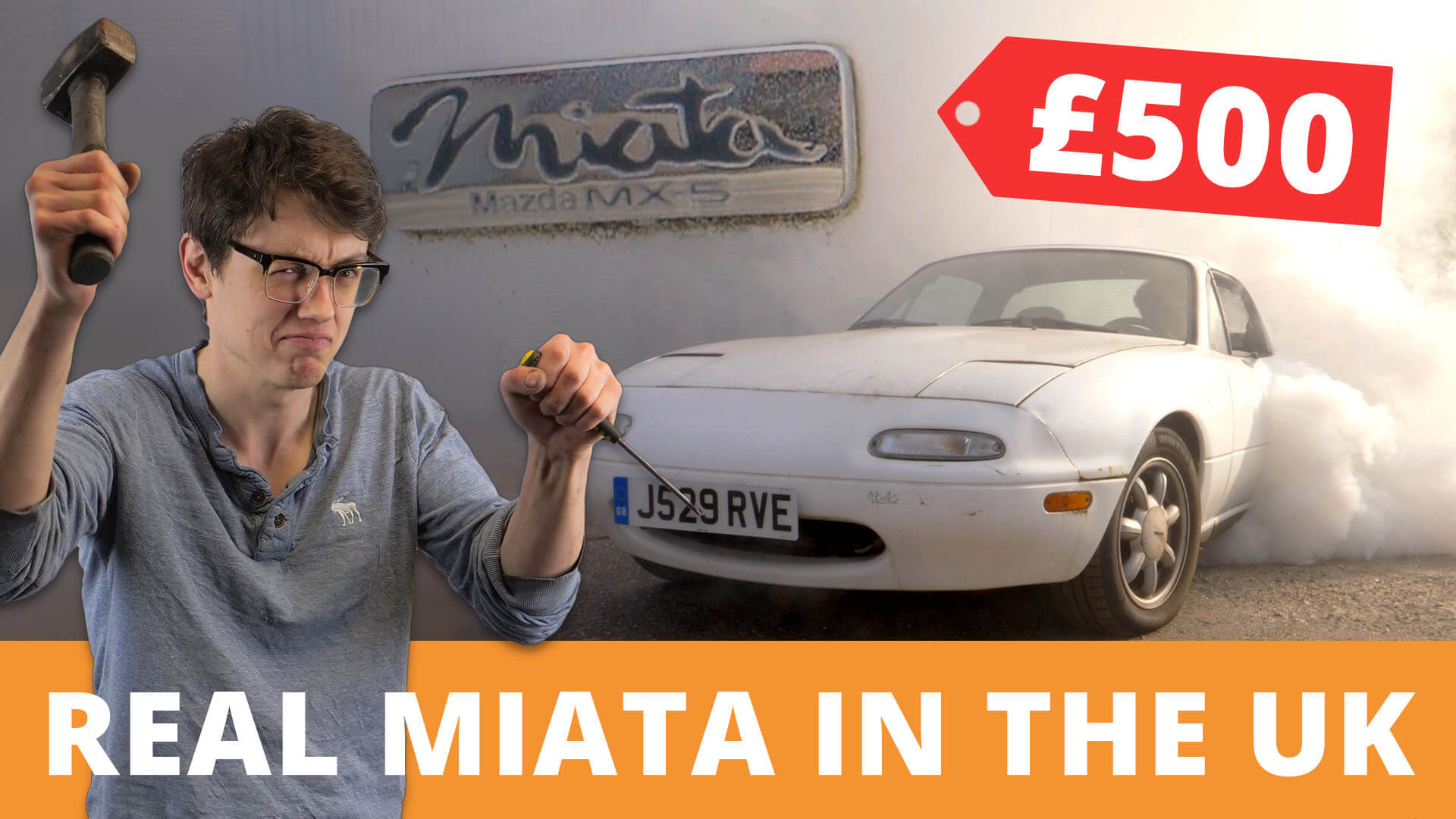 We Smash All The Rust Out Of Our £500 REAL MIATA With A Hammer