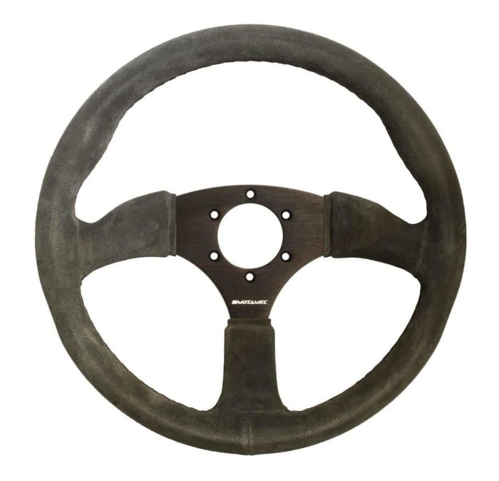 Motamec Semi Dish 350mm Suede Steering Wheel