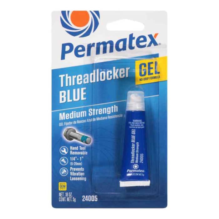 Permatex High Strength Threadlocker Gel Blue 5g