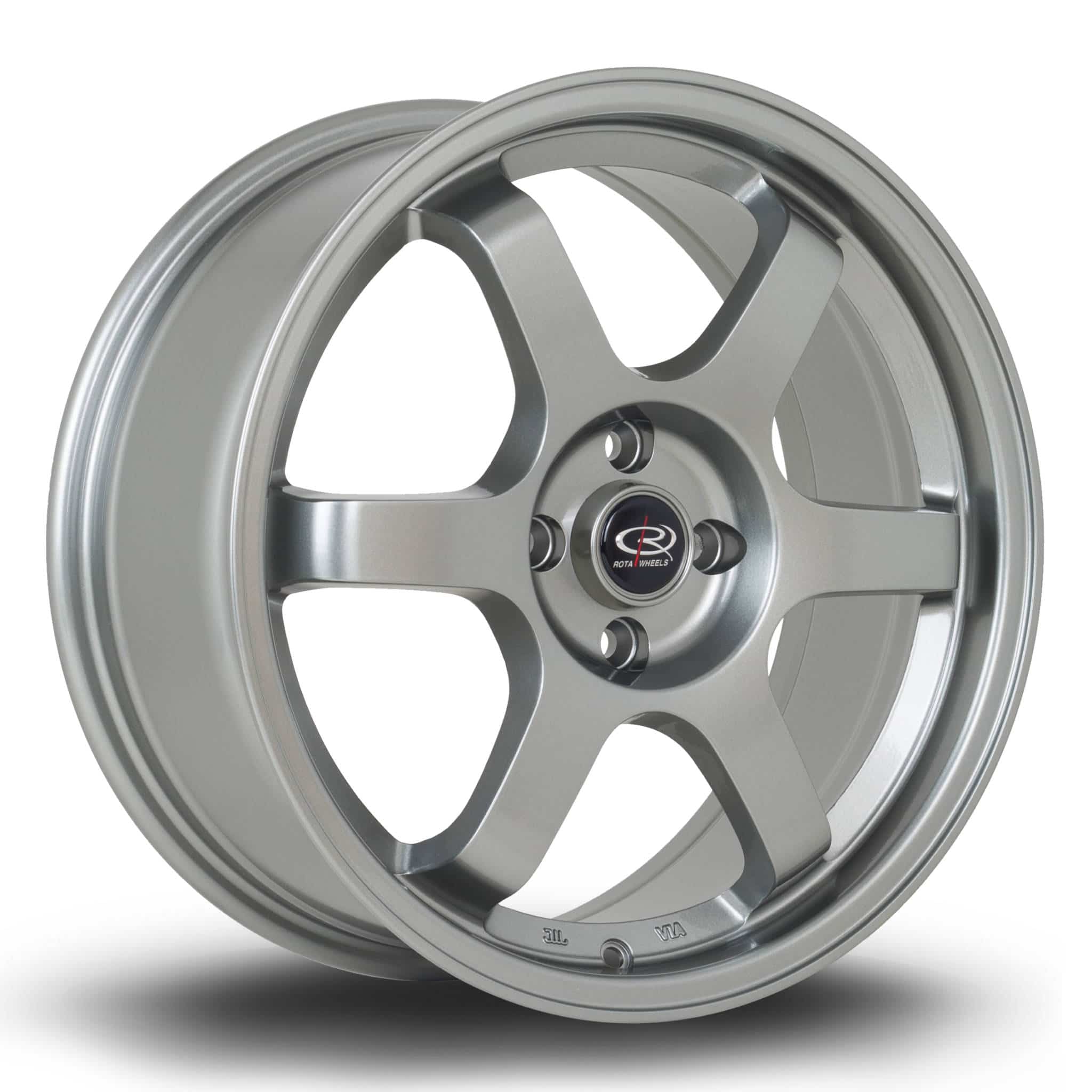 Rota Grid 17x7.5 ET45 4x100 Steel Grey Alloy Wheel