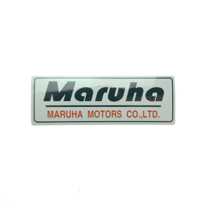 Maruha White Sticker