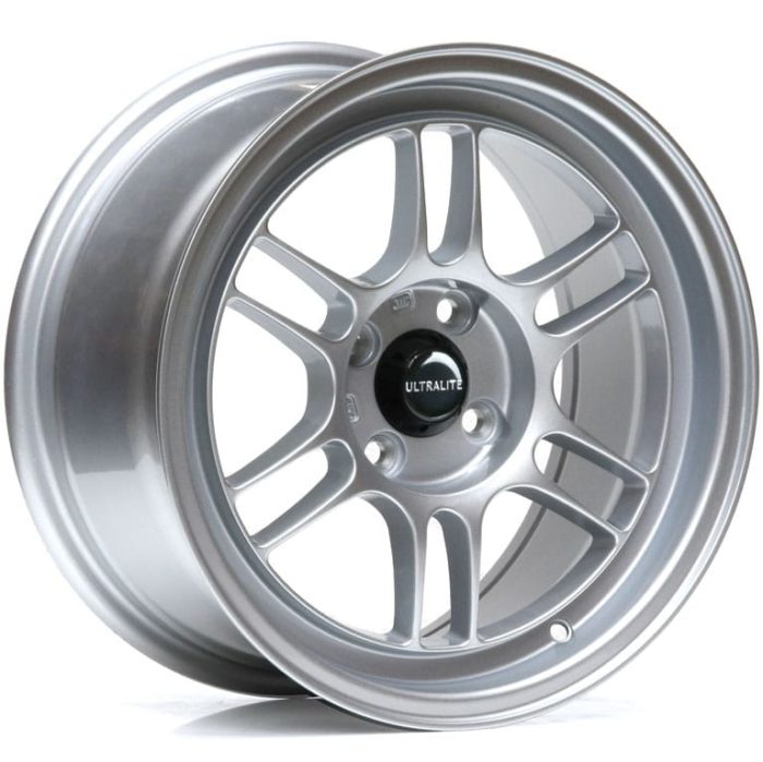 Ultralite F1 15×7.5 ET30 4×100 Gloss Silver Alloy Wheel