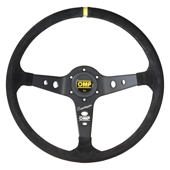 OMP Corsica OV Superleggero Black 350mm Deep Dish Suede Steering Wheel
