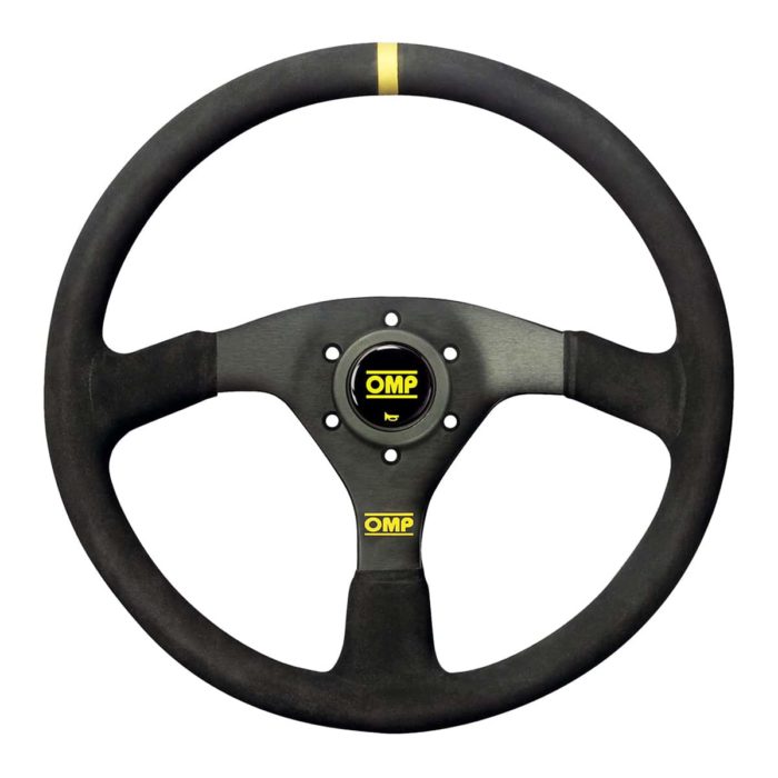 OMP Velocita Black 350mm Suede Steering Wheel