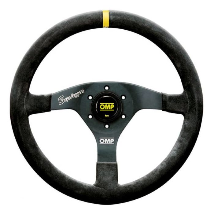 OMP Velocita Superleggero Black 350mm Suede Steering Wheel