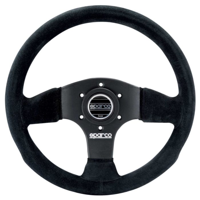 Sparco 300 Black 300mm Suede Steering Wheel