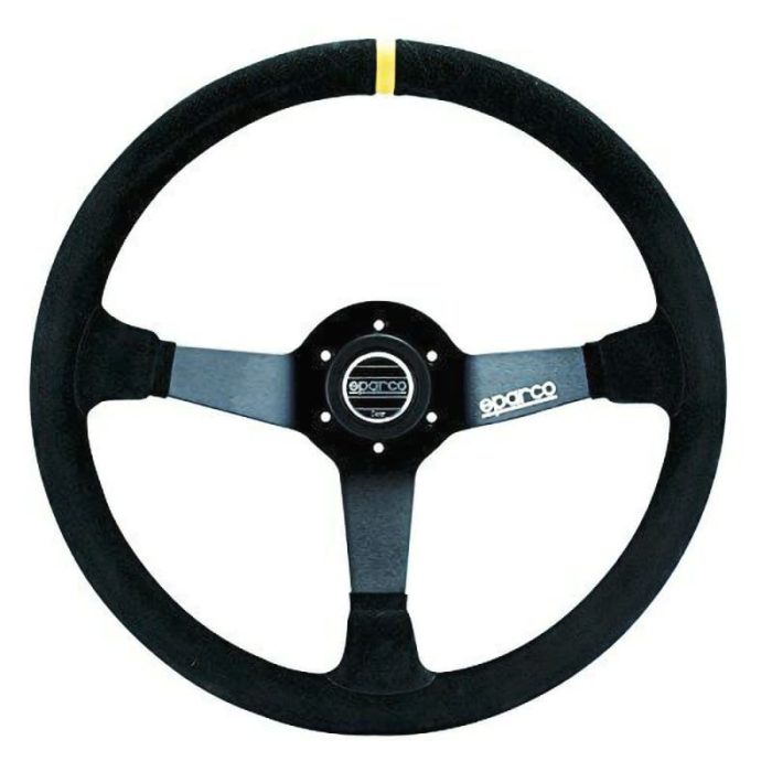Sparco 325 Black 350mm Deep Dish Suede Steering Wheel