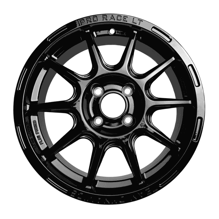 Team Dynamics Pro Race LT 15×7 ET35 4×100 Gloss Black Alloy Wheel