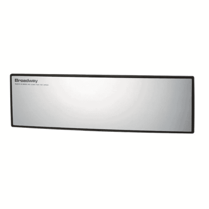 Broadway 270mm Chrome Plated Universal Convex Rear View Mirror
