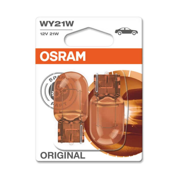 Osram Original 585 12V 21W Amber Bulb 2 Pack
