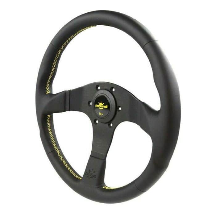 Personal Neo Actis Black Leather Steering Wheel