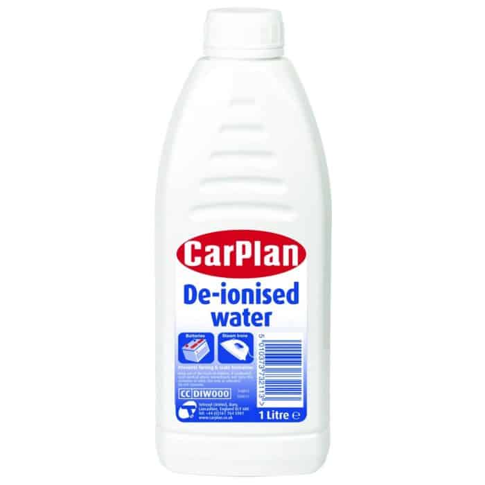 CarPlan De-Ionised Battery Coolant Top-Up Water 1l