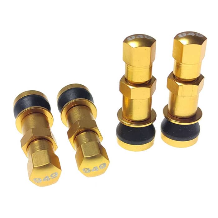949Racing Gold Alloy Tyre Valve Stems