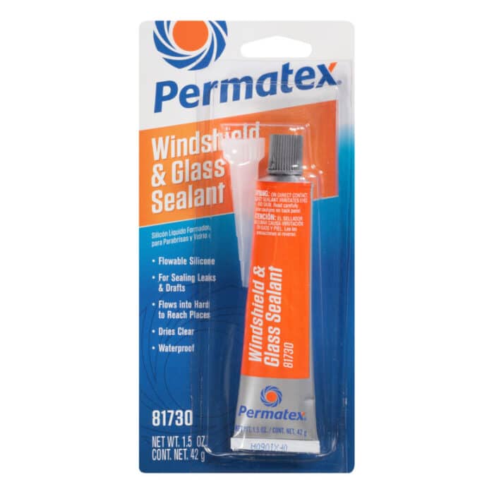 Permatex Flowable Silicone Windshield Glass Sealer 42g